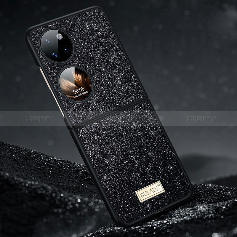 Custodia Silicone Cover Morbida Bling-Bling LD1 per Huawei P60 Pocket