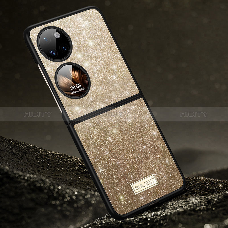 Custodia Silicone Cover Morbida Bling-Bling LD1 per Huawei P60 Pocket