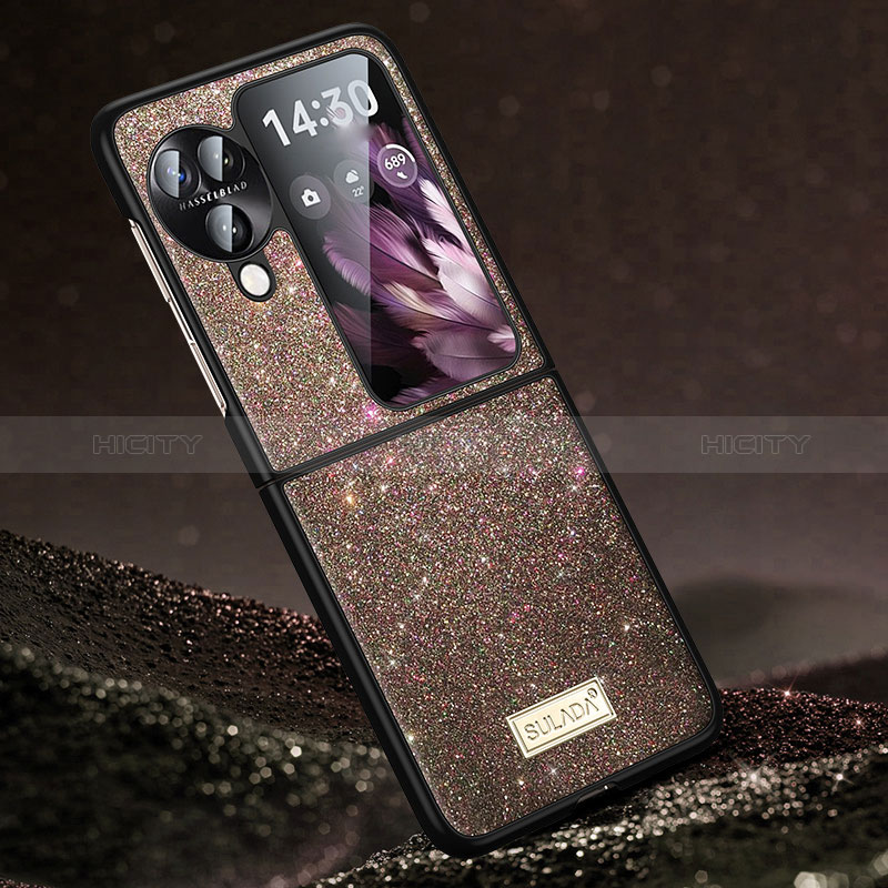 Custodia Silicone Cover Morbida Bling-Bling LD1 per Oppo Find N3 Flip 5G