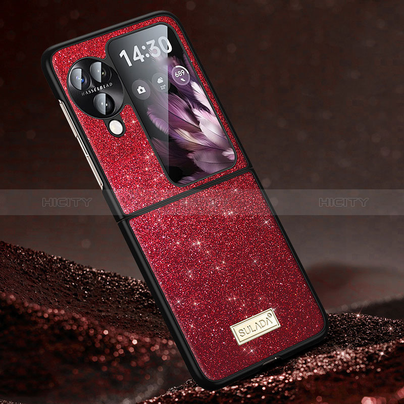 Custodia Silicone Cover Morbida Bling-Bling LD1 per Oppo Find N3 Flip 5G