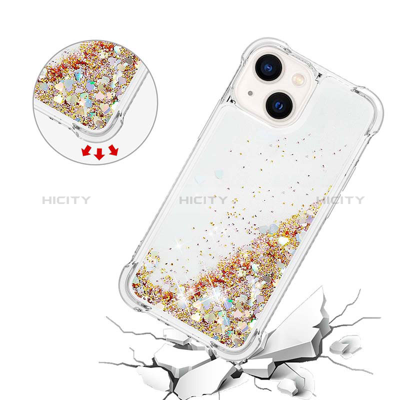 Custodia Silicone Cover Morbida Bling-Bling S01 per Apple iPhone 14 Plus