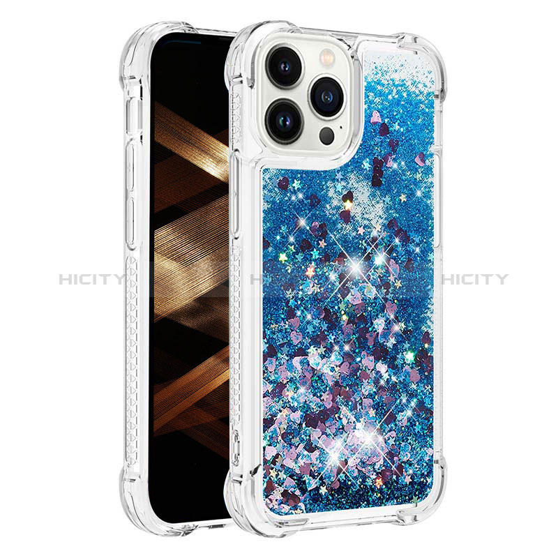 Custodia Silicone Cover Morbida Bling-Bling S01 per Apple iPhone 14 Pro