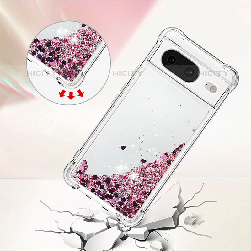 Custodia Silicone Cover Morbida Bling-Bling S01 per Google Pixel 8 5G