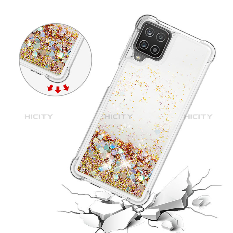 Custodia Silicone Cover Morbida Bling-Bling S01 per Samsung Galaxy A12 5G