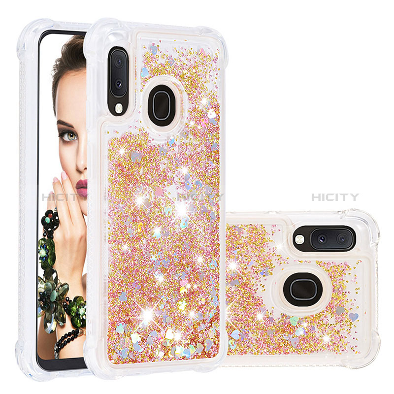 Custodia Silicone Cover Morbida Bling-Bling S01 per Samsung Galaxy A20e