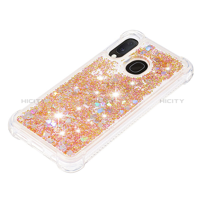 Custodia Silicone Cover Morbida Bling-Bling S01 per Samsung Galaxy A20e