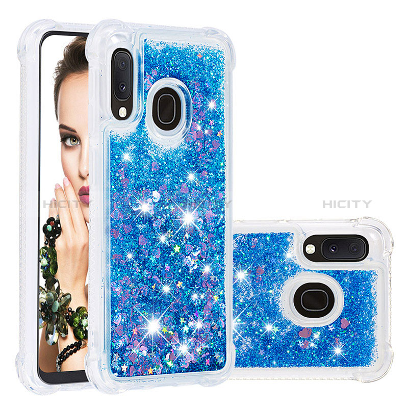 Custodia Silicone Cover Morbida Bling-Bling S01 per Samsung Galaxy A20e