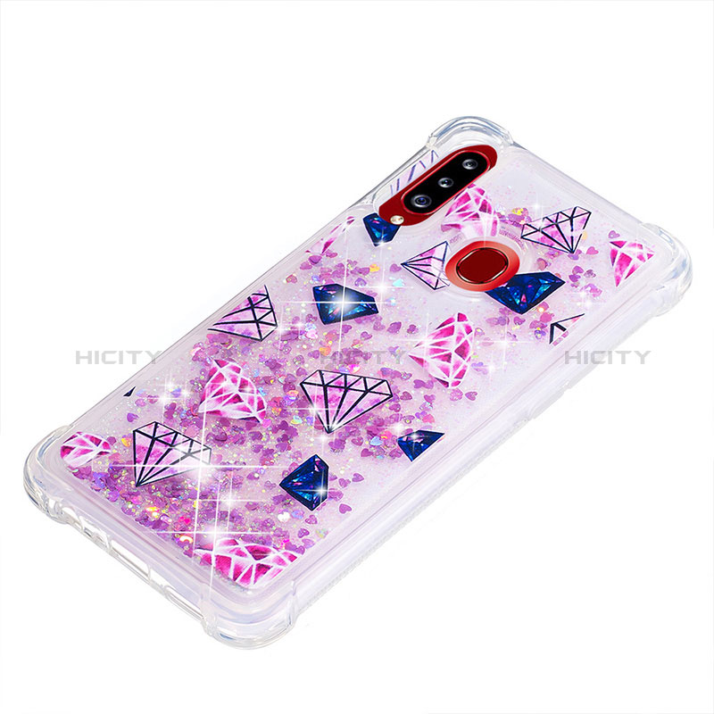 Custodia Silicone Cover Morbida Bling-Bling S01 per Samsung Galaxy A20s