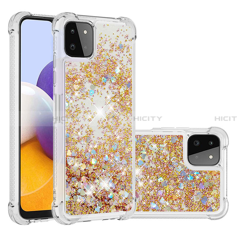 Custodia Silicone Cover Morbida Bling-Bling S01 per Samsung Galaxy A22 5G