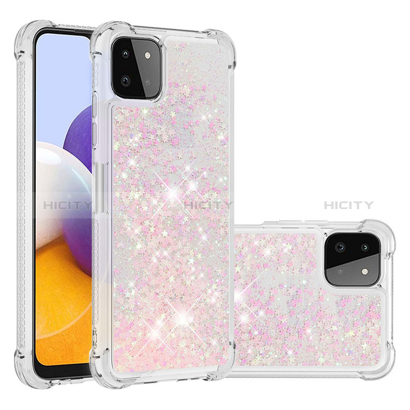 Custodia Silicone Cover Morbida Bling-Bling S01 per Samsung Galaxy A22s 5G