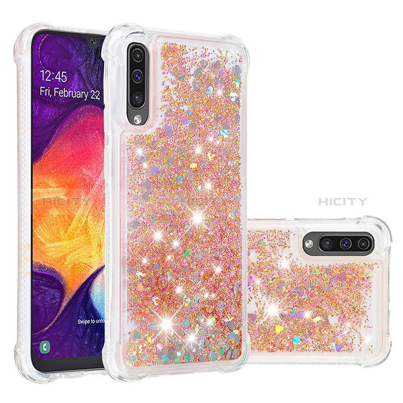 Custodia Silicone Cover Morbida Bling-Bling S01 per Samsung Galaxy A50S