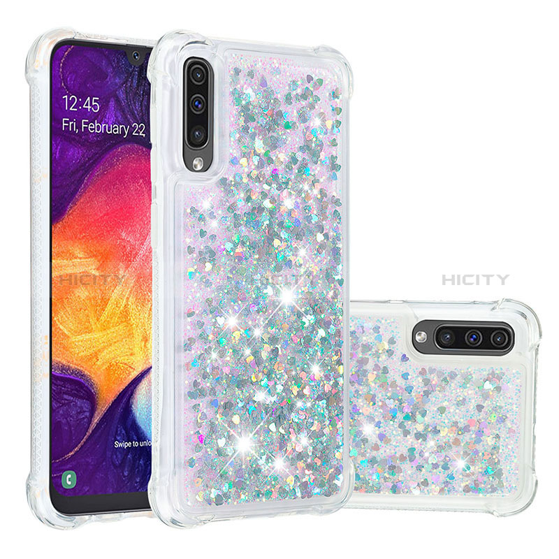 Custodia Silicone Cover Morbida Bling-Bling S01 per Samsung Galaxy A50S