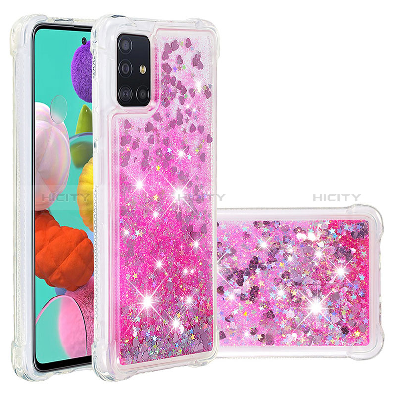 Custodia Silicone Cover Morbida Bling-Bling S01 per Samsung Galaxy A51 4G