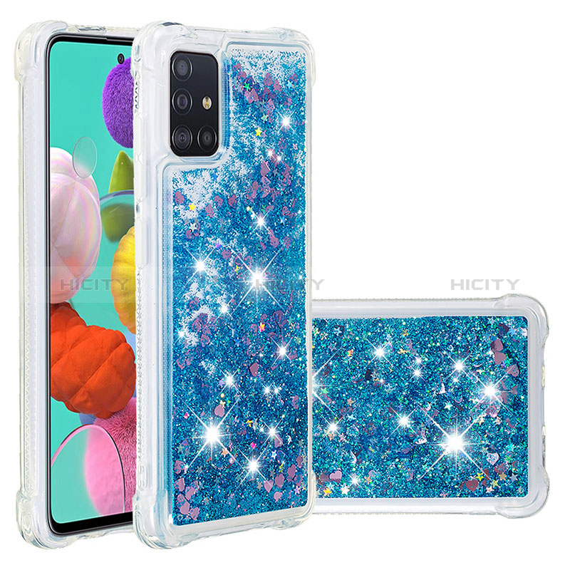 Custodia Silicone Cover Morbida Bling-Bling S01 per Samsung Galaxy A51 4G