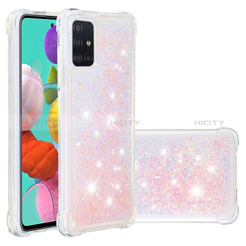 Custodia Silicone Cover Morbida Bling-Bling S01 per Samsung Galaxy A51 4G