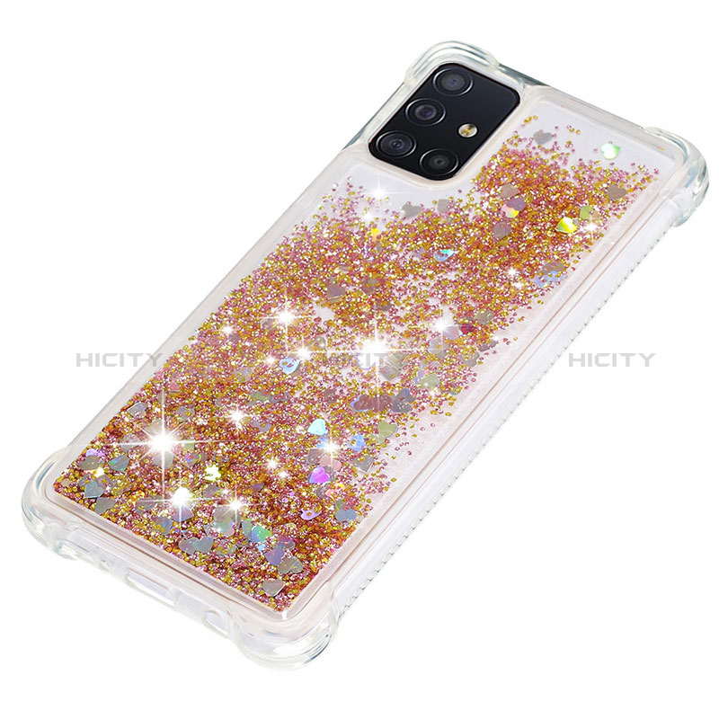 Custodia Silicone Cover Morbida Bling-Bling S01 per Samsung Galaxy A51 5G