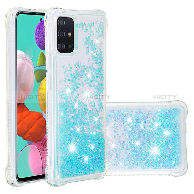 Custodia Silicone Cover Morbida Bling-Bling S01 per Samsung Galaxy A51 5G