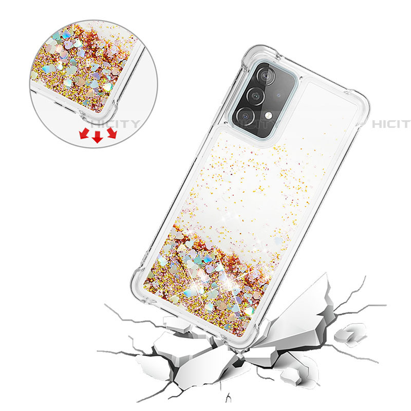 Custodia Silicone Cover Morbida Bling-Bling S01 per Samsung Galaxy A52 5G