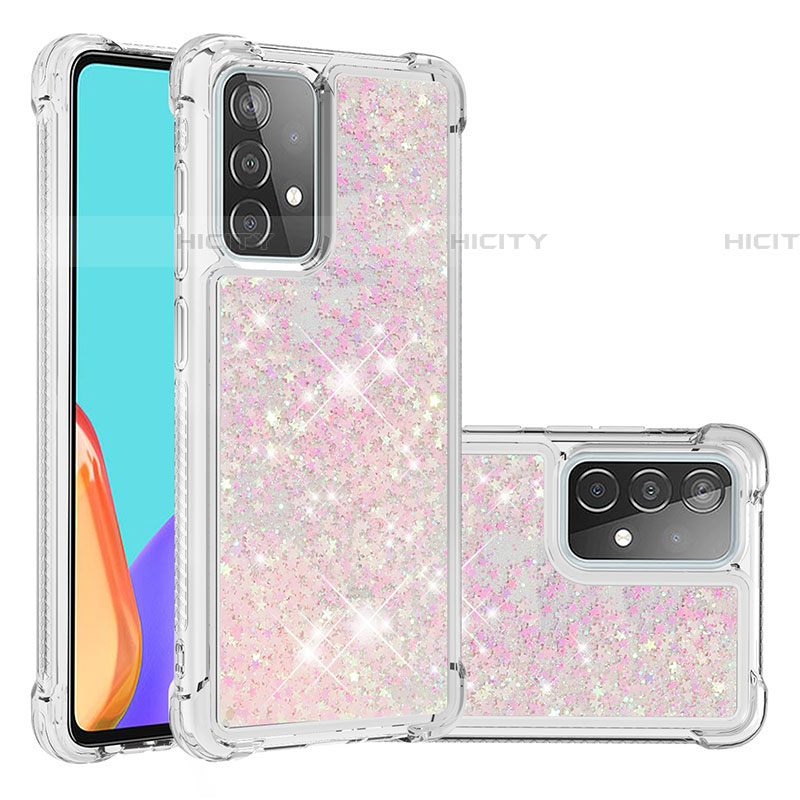 Custodia Silicone Cover Morbida Bling-Bling S01 per Samsung Galaxy A52 5G