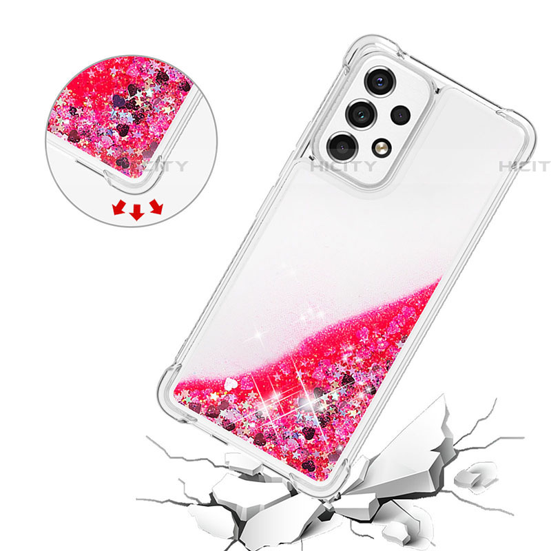 Custodia Silicone Cover Morbida Bling-Bling S01 per Samsung Galaxy A53 5G