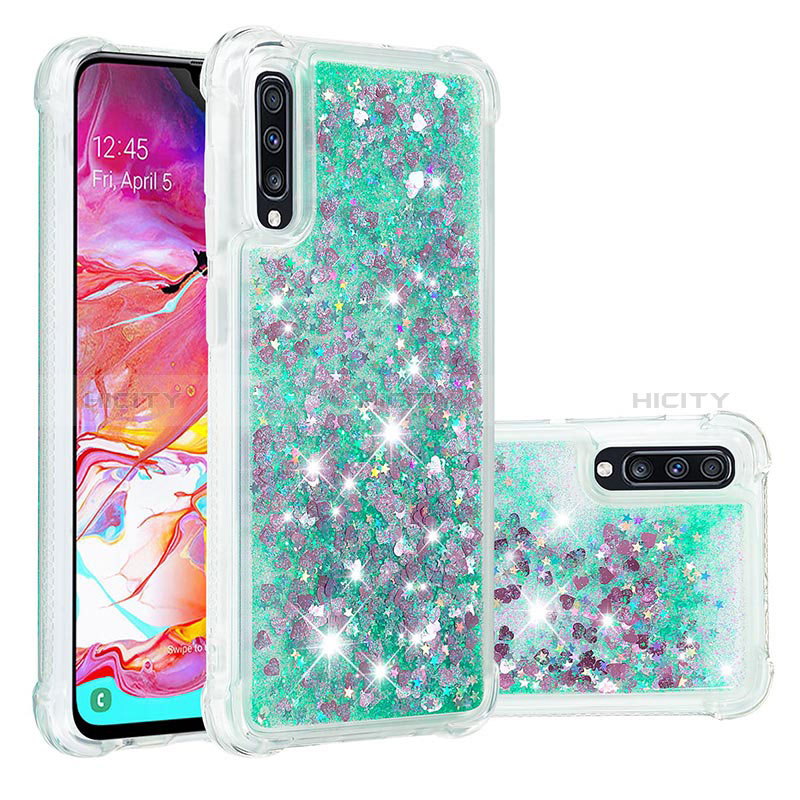 Custodia Silicone Cover Morbida Bling-Bling S01 per Samsung Galaxy A70