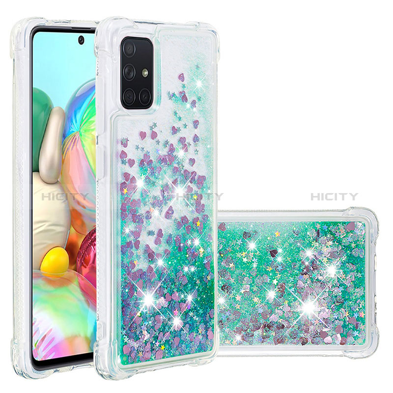 Custodia Silicone Cover Morbida Bling-Bling S01 per Samsung Galaxy A71 5G