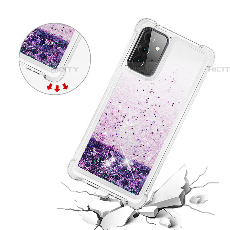 Custodia Silicone Cover Morbida Bling-Bling S01 per Samsung Galaxy A72 4G