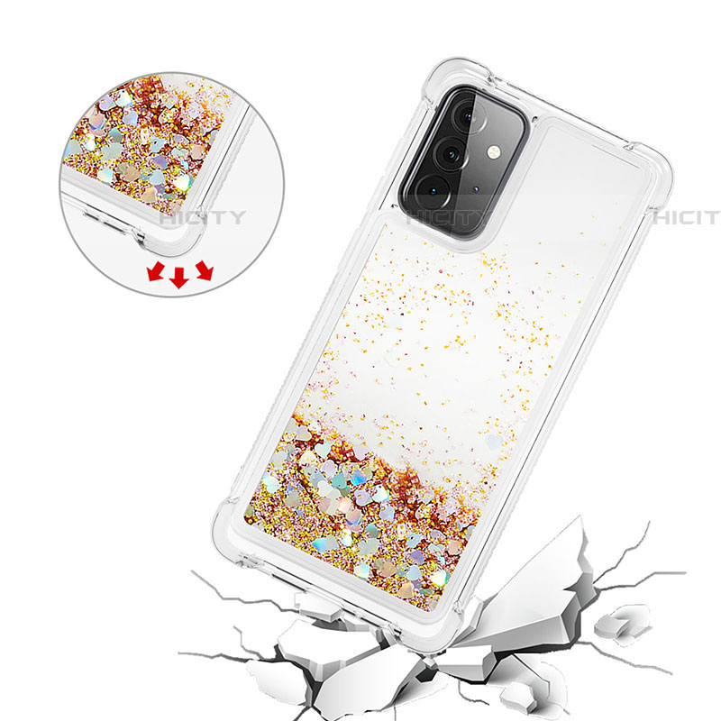 Custodia Silicone Cover Morbida Bling-Bling S01 per Samsung Galaxy A72 5G