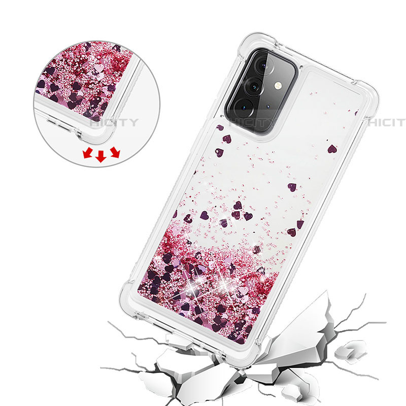 Custodia Silicone Cover Morbida Bling-Bling S01 per Samsung Galaxy A72 5G