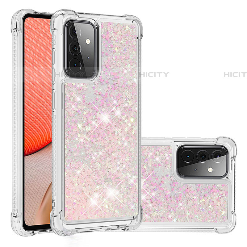 Custodia Silicone Cover Morbida Bling-Bling S01 per Samsung Galaxy A72 5G