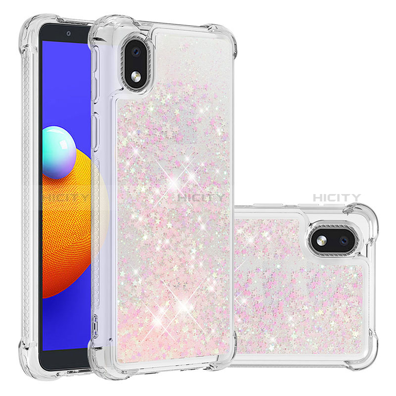 Custodia Silicone Cover Morbida Bling-Bling S01 per Samsung Galaxy M01 Core