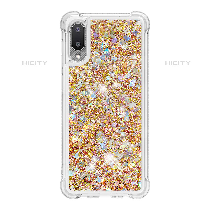 Custodia Silicone Cover Morbida Bling-Bling S01 per Samsung Galaxy M02