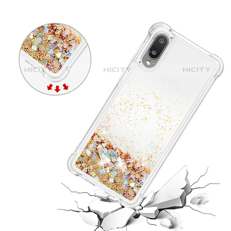 Custodia Silicone Cover Morbida Bling-Bling S01 per Samsung Galaxy M02