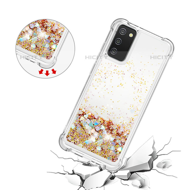 Custodia Silicone Cover Morbida Bling-Bling S01 per Samsung Galaxy M02s