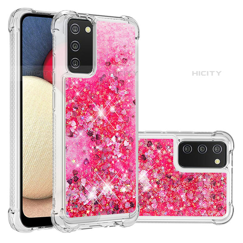 Custodia Silicone Cover Morbida Bling-Bling S01 per Samsung Galaxy M02s