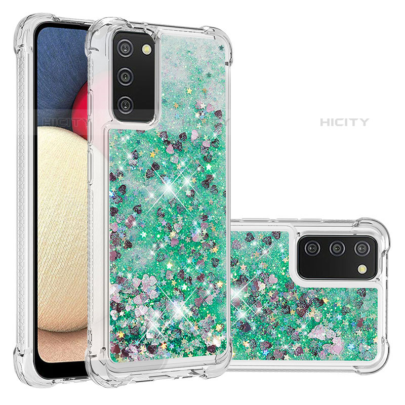 Custodia Silicone Cover Morbida Bling-Bling S01 per Samsung Galaxy M02s