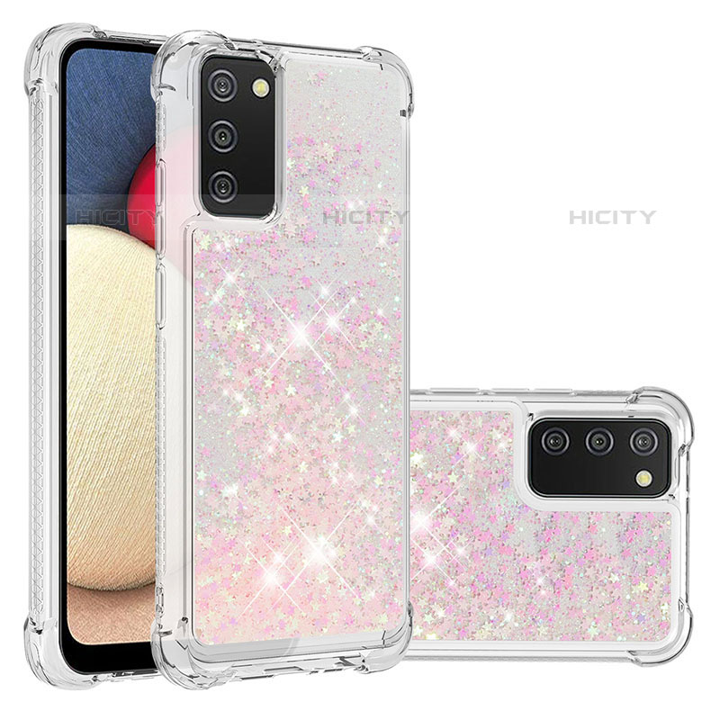 Custodia Silicone Cover Morbida Bling-Bling S01 per Samsung Galaxy M02s