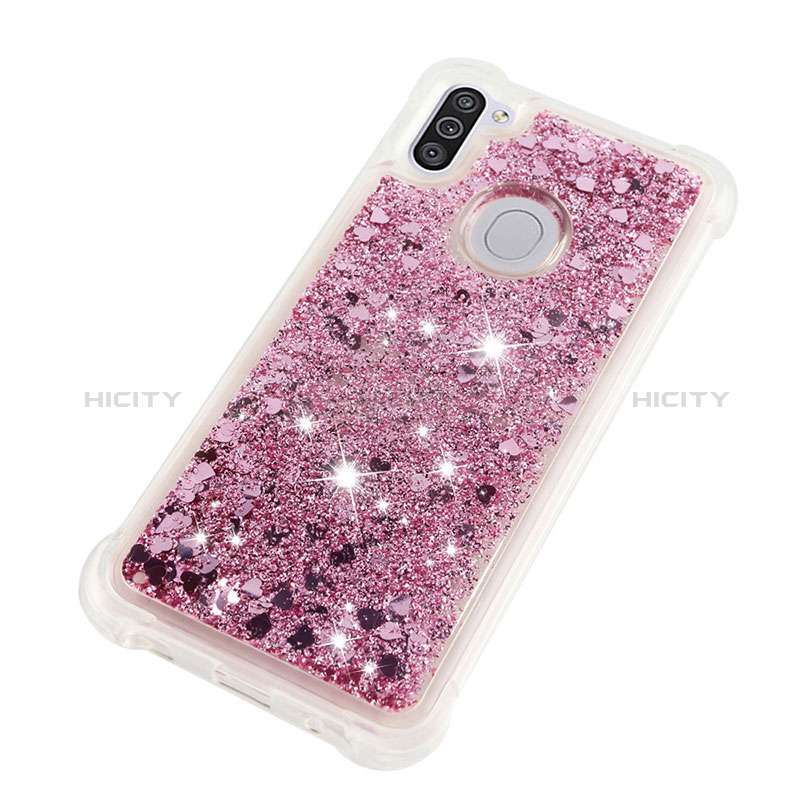 Custodia Silicone Cover Morbida Bling-Bling S01 per Samsung Galaxy M11