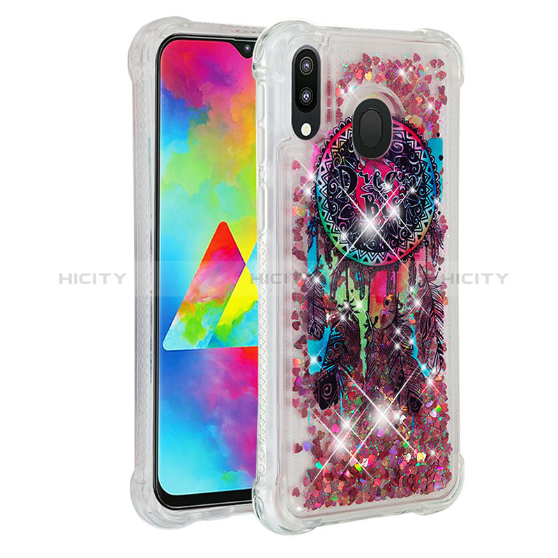 Custodia Silicone Cover Morbida Bling-Bling S01 per Samsung Galaxy M20