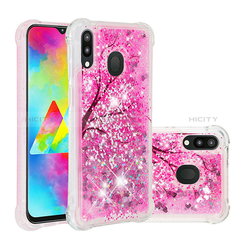 Custodia Silicone Cover Morbida Bling-Bling S01 per Samsung Galaxy M20