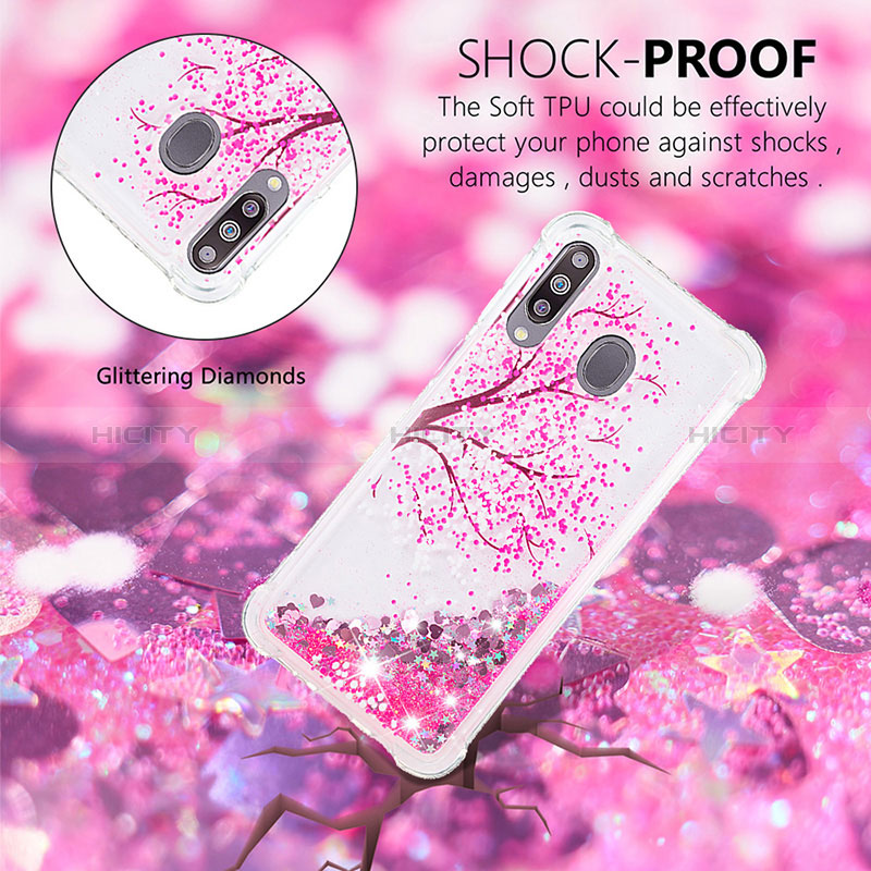 Custodia Silicone Cover Morbida Bling-Bling S01 per Samsung Galaxy M30