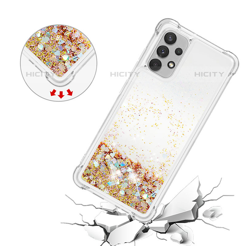 Custodia Silicone Cover Morbida Bling-Bling S01 per Samsung Galaxy M32 5G