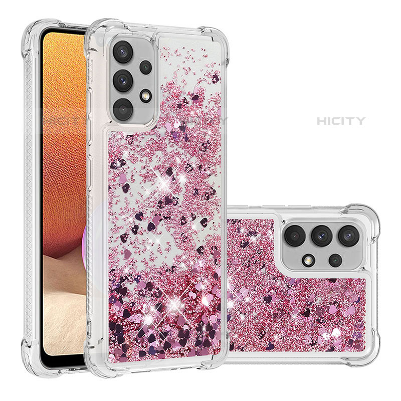 Custodia Silicone Cover Morbida Bling-Bling S01 per Samsung Galaxy M32 5G