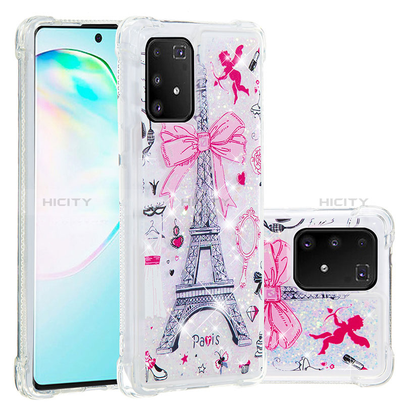 Custodia Silicone Cover Morbida Bling-Bling S01 per Samsung Galaxy M80S