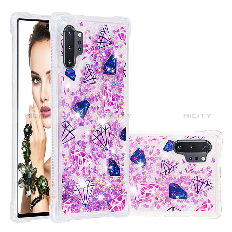 Custodia Silicone Cover Morbida Bling-Bling S01 per Samsung Galaxy Note 10 Plus 5G