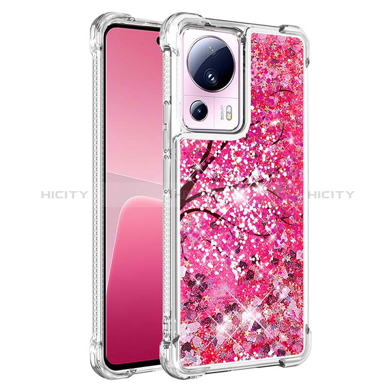 Custodia Silicone Cover Morbida Bling-Bling S01 per Xiaomi Civi 2 5G Rosa Caldo