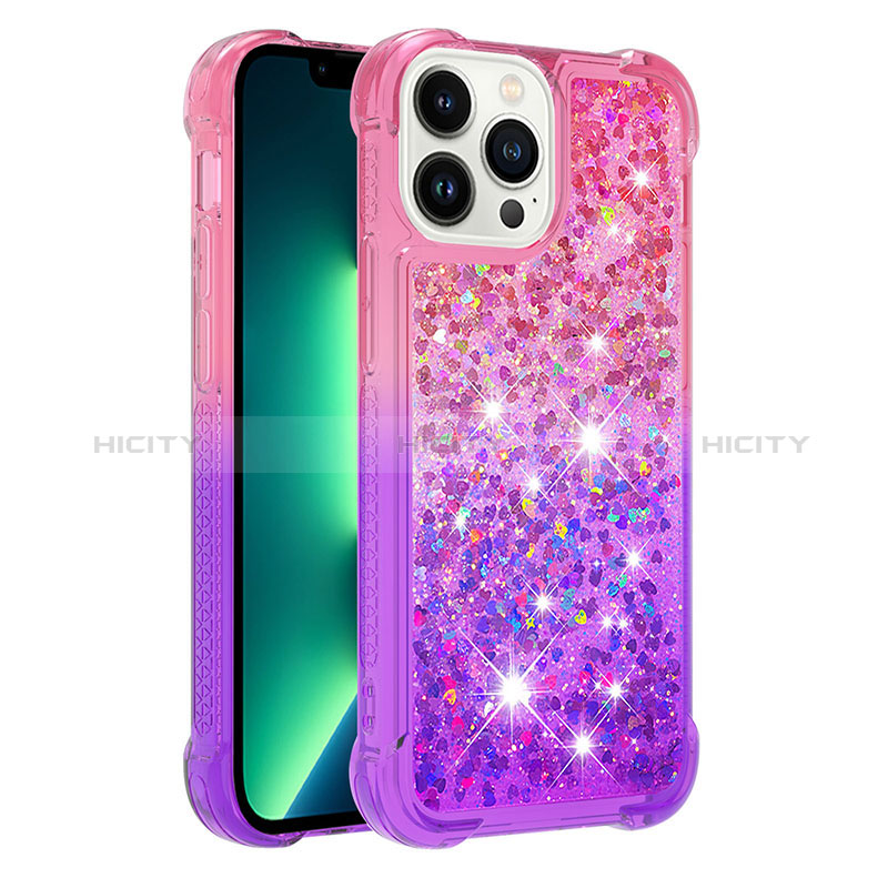 Custodia Silicone Cover Morbida Bling-Bling S02 per Apple iPhone 13 Pro