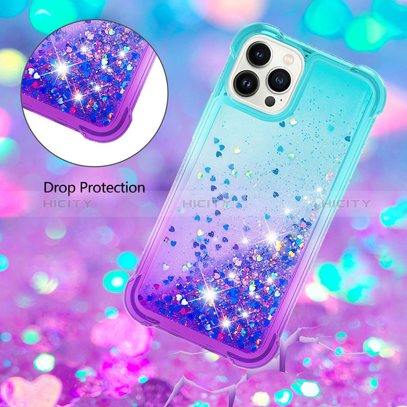 Custodia Silicone Cover Morbida Bling-Bling S02 per Apple iPhone 13 Pro