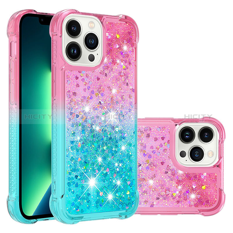 Custodia Silicone Cover Morbida Bling-Bling S02 per Apple iPhone 13 Pro