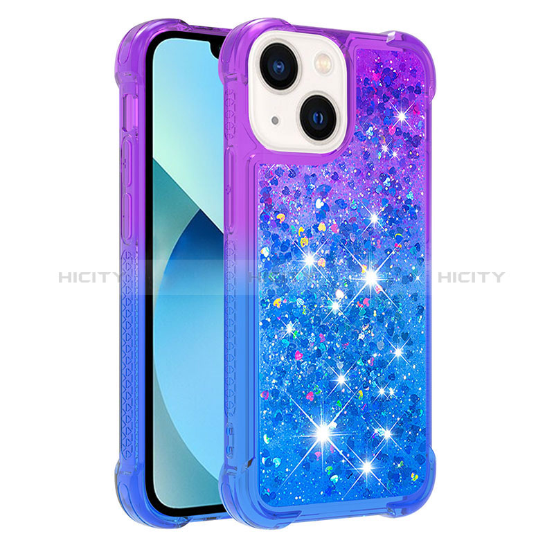 Custodia Silicone Cover Morbida Bling-Bling S02 per Apple iPhone 14 Plus